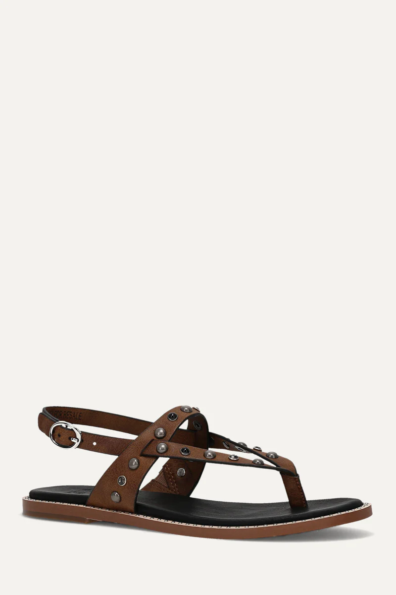 Bucky Studded Thong