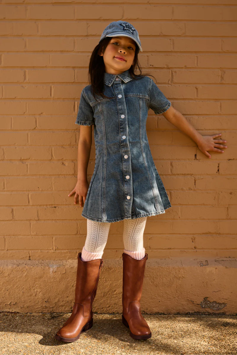 Kellie Button Riding Boot Girls - Image 2